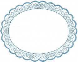 Circle Frame Ruffle Embroidery Design | AnnTheGran.com