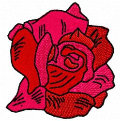 Rose Head Embroidery Design | AnnTheGran.com