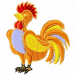 Free Rooster Embroidery Design | AnnTheGran