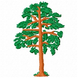 Free pine tree embroidery design  annthegran