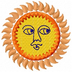 Free Whistling Sun Embroidery Design | AnnTheGran