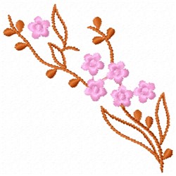 Free Floral Vine Embroidery Design | AnnTheGran
