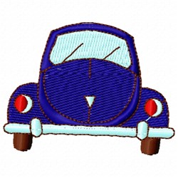 Free VW Car Embroidery Design | AnnTheGran