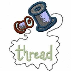 Free Spool of Thread Embroidery Design | AnnTheGran