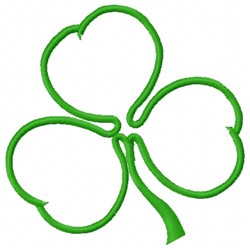 free shamrock outline embroidery design annthegran