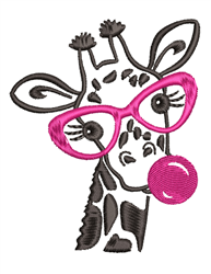 Descent Oswald hulkende Bubble Gum Giraffe Embroidery Design | AnnTheGran.com