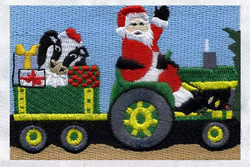Christmas santa embroidery design  annthegran