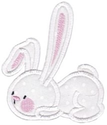 Snuggle Bunny Applique Embroidery Design | AnnTheGran.com