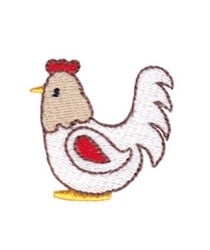 Mini Spring Splendor Chicken Embroidery Design | AnnTheGran.com