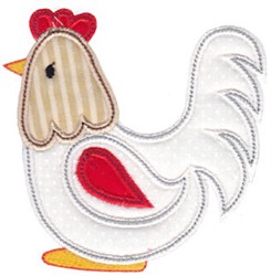 Spring Splendor Applique Chicken Embroidery Design | AnnTheGran.com