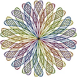 Spiral Circle Embroidery Design | AnnTheGran