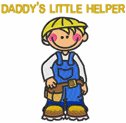 Daddys Little Helper Embroidery Design | AnnTheGran.com