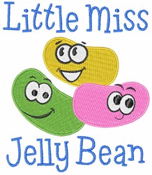 Little Miss Jelly Bean Embroidery Design | AnnTheGran.com