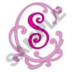 Pink Scroll S Embroidery Design | AnnTheGran.com