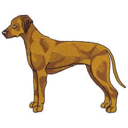 Rhodesian Ridgeback Embroidery Design | AnnTheGran.com