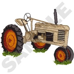 Agricultural Tractor Embroidery Design | AnnTheGran.com