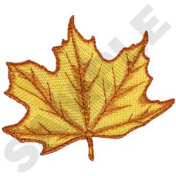 Maple Leaf Embroidery Design | AnnTheGran.com