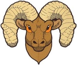 Ram Head Embroidery Design | AnnTheGran.com