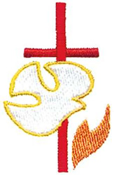 Holy Spirit Embroidery Design | AnnTheGran.com