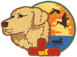 Yellow Lab Embroidery Design | AnnTheGran.com