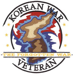 Korean War Logo Embroidery Design | AnnTheGran.com