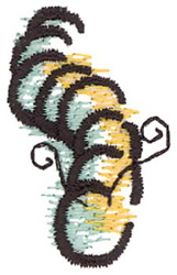 Worm embroidery design  annthegran Worm embroidery design  annthegran