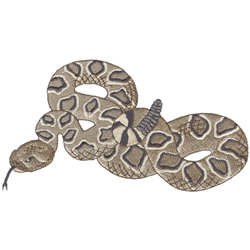 Rattlesnake embroidery design  annthegran