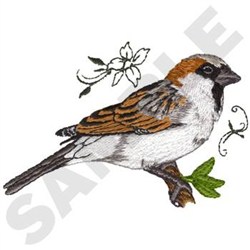 House sparrow embroidery design  annthegran House sparrow embroidery design  annthegran