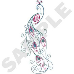Peacock Embroidery Design | AnnTheGran