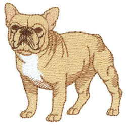 French Bulldog Embroidery Pattern