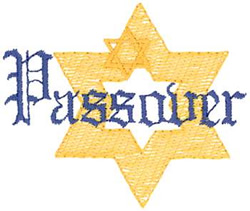 Passover embroidery design