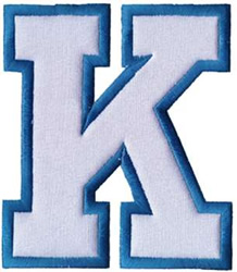 Applique K Embroidery Design Annthegran