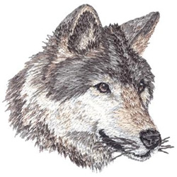 Wolf Head Embroidery Design AnnTheGran Wolf head embroidery design