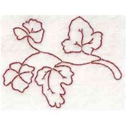 Redwork leaves jessecmault design  annthegran