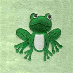 Jungle Frog Embroidery Design | AnnTheGran