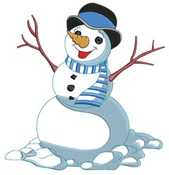 Snowman Embroidery Design | AnnTheGran.com