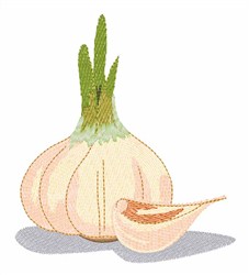 Garlic Embroidery Pattern Fresh Garlic Embroidery Design | AnnTheGran.com