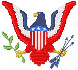 Us eagle crest embroidery design  annthegran