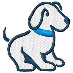 Puppy Dog Embroidery Design | AnnTheGran.com