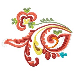 Rosemaling Floral Embroidery Design | AnnTheGran