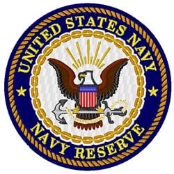 US Navy Reserve Logo Embroidery Design | AnnTheGran.com