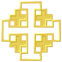 Jerusalem Cross Embroidery Design | AnnTheGran.com