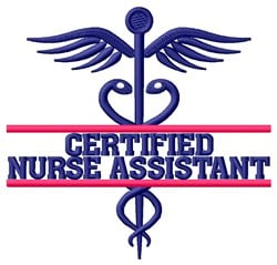 Certified Nurse Assistant Embroidery Design | AnnTheGran