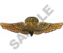Army Rigger Design ARMY PARACHUTE RIGGER Embroidery Design | AnnTheGran.com