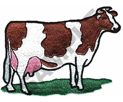 HOLSTEIN COW Embroidery Design | AnnTheGran.com