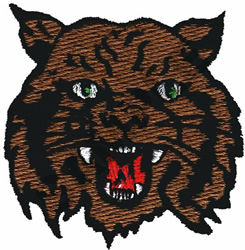 Wildcat embroidery design  annthegran