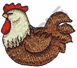 CHICKEN Embroidery Design | AnnTheGran.com