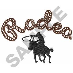 RODEO CALF ROPING Embroidery Design | AnnTheGran