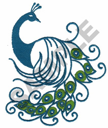 peacock embroidery design free download
