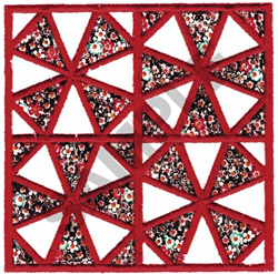 QUILT SQUARE APPLIQUE Embroidery Design | AnnTheGran.com
